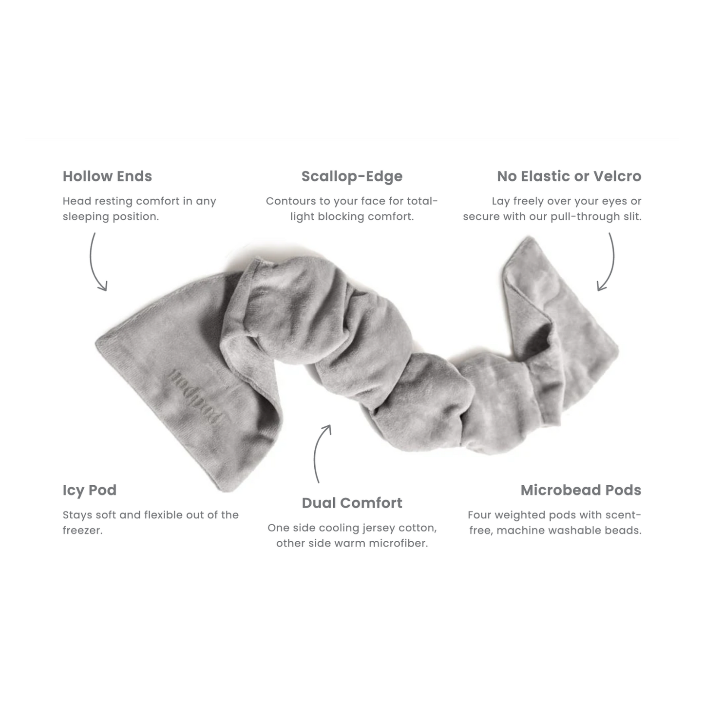 Nodpod Weighted Sleep Mask - Eye Mask